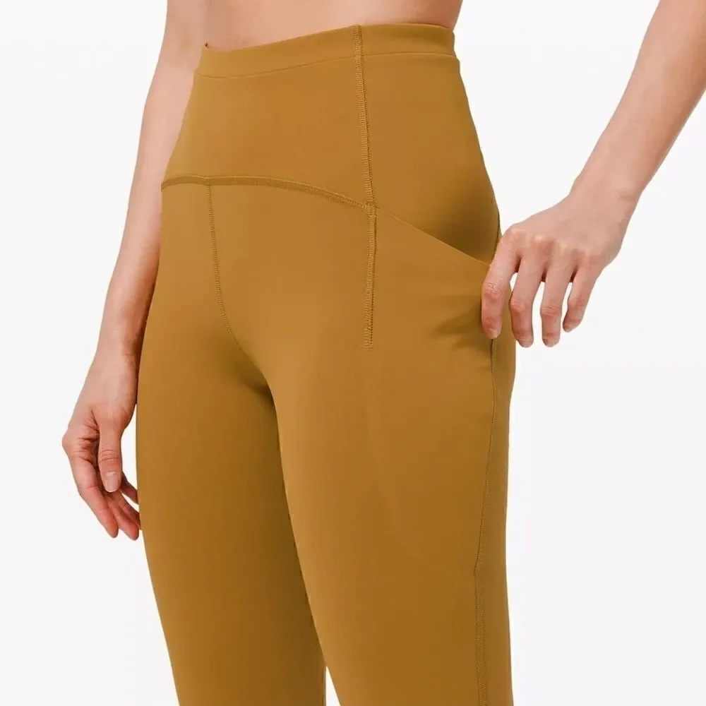 LULULEMON SWIFT SPEED HIGH-RISE TIGHT 28 SPICED BRONZE WOMEN SIZE 4 LEGGINGS NEW